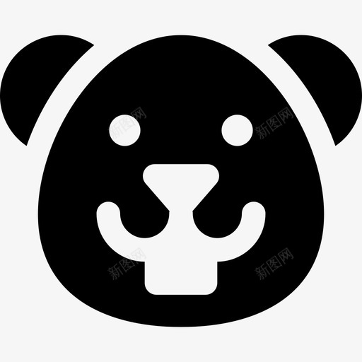 仓鼠动物24填充图标svg_新图网 https://ixintu.com 仓鼠 仓鼠卡通 动物24 填充