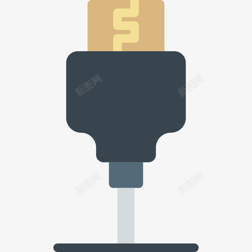 Hdmi连接器电缆扁平图标svg_新图网 https://ixintu.com Hdmi 扁平 连接器电缆