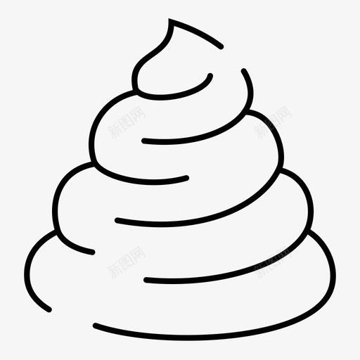 大便垃圾臭味图标svg_新图网 https://ixintu.com 垃圾 大便 散发臭味 臭味