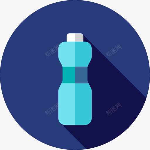 水瓶健身房和健身2扁平图标svg_新图网 https://ixintu.com 健身房和健身2 扁平 水瓶