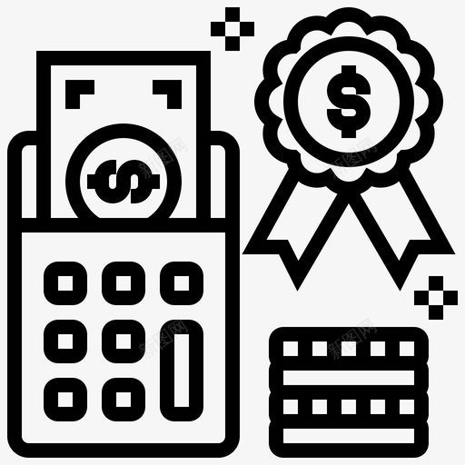 财务预算预测图标svg_新图网 https://ixintu.com 众筹额度 奖励 财务 资金 预测 预算