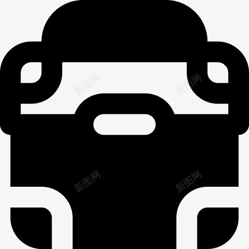 公文包办公室25实心图标svg_新图网 https://ixintu.com 公文包 办公室25 实心