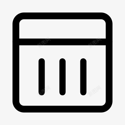 导航栏_统计视图svg_新图网 https://ixintu.com 导航栏_统计视图