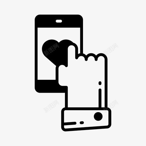 选择手选项图标svg_新图网 https://ixintu.com 审核 手 评级 评级审核 选择 选项