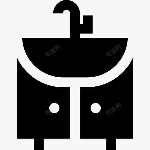 卫生家居用品7填充图标svg_新图网 https://ixintu.com 卫生 填充 家居用品7