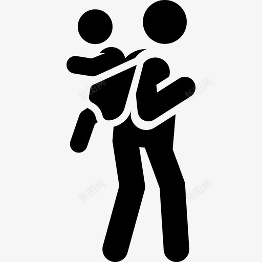 父亲身份婴儿护理象形图填充图标svg_新图网 https://ixintu.com 填充 婴儿护理象形图 父亲身份