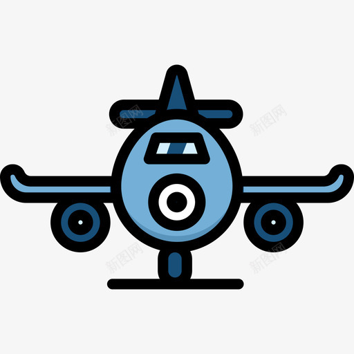 飞机机场11线颜色图标svg_新图网 https://ixintu.com 机场11 线颜色 飞机
