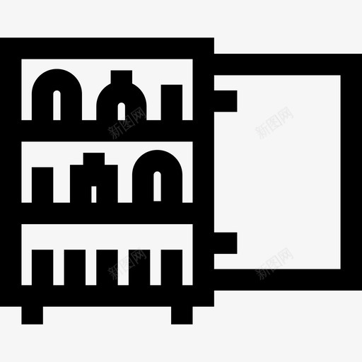 迷你吧酒店17线性图标svg_新图网 https://ixintu.com 线性 迷你吧 酒店17