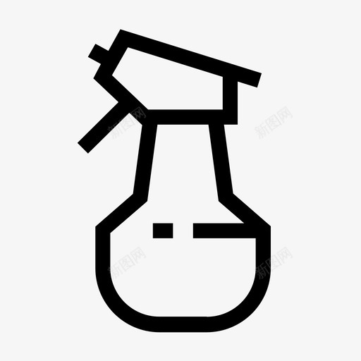 喷雾器瓶子粉碎机图标svg_新图网 https://ixintu.com 喷雾器 客房服务 瓶子 粉碎机