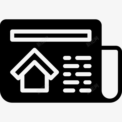 报纸房地产26填充图标svg_新图网 https://ixintu.com 填充 房地产26 报纸