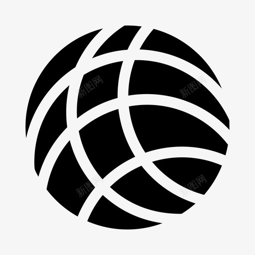 沙滩球乐趣休闲图标svg_新图网 https://ixintu.com 乐趣 休闲 夏日 沙滩球