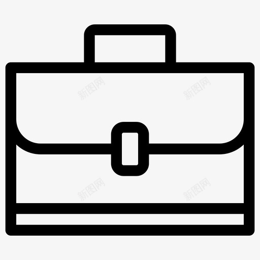 公文包包商务图标svg_新图网 https://ixintu.com 公文包 办公室 包 商务 商务和工作 工作