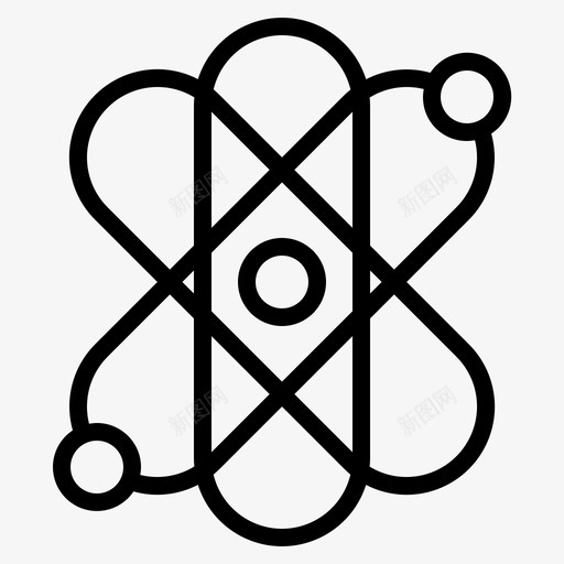 科学原子教育图标svg_新图网 https://ixintu.com 原子 教育 教育大纲 电子 科学