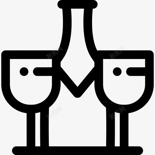 酒鬼家庭用品10直系图标svg_新图网 https://ixintu.com 家庭用品10 直系 酒鬼