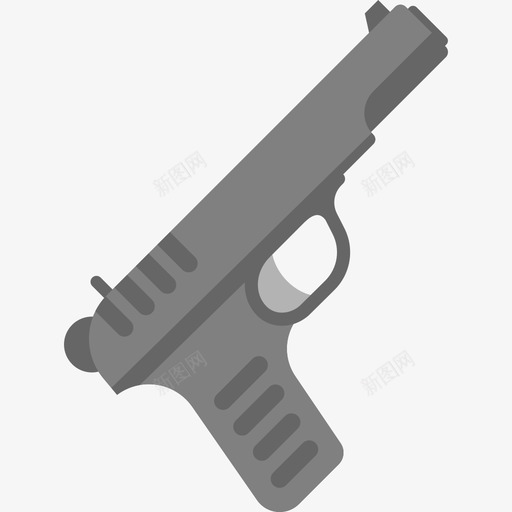 枪武器2扁平图标svg_新图网 https://ixintu.com 扁平 枪 武器2