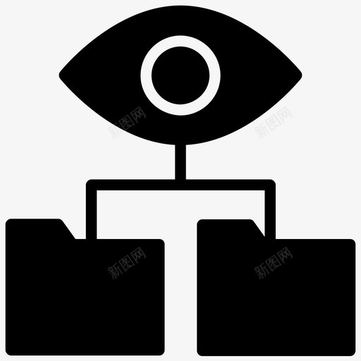 数据监视数据分析器数据可视化图标svg_新图网 https://ixintu.com 共享文件夹 存档监视 数据分析器 数据可视化 数据监视 数据组织图示符图标