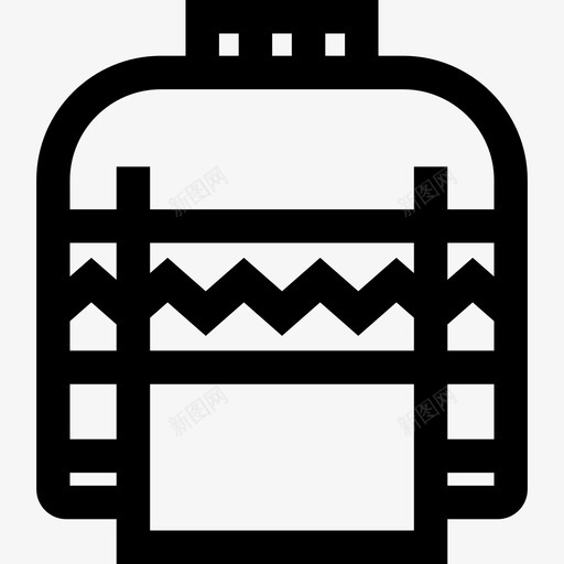 毛衣时髦款式6线性图标svg_新图网 https://ixintu.com 时髦款式6 毛衣 线性