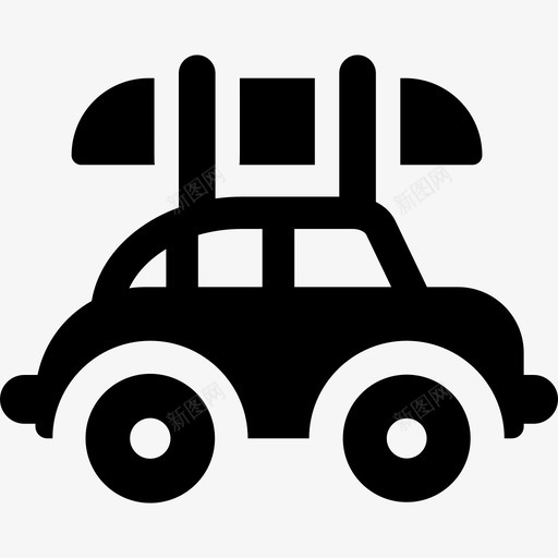 野营车14号满载图标svg_新图网 https://ixintu.com 14号 满载 野营车