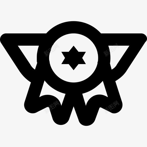 勋章军徽4大纲图标svg_新图网 https://ixintu.com 军徽4 勋章 大纲
