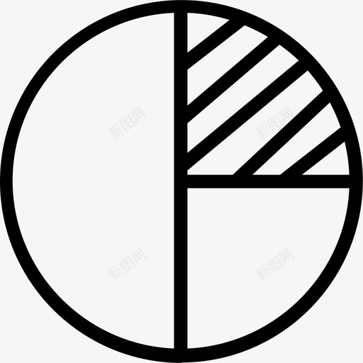 饼图业务13线性图标svg_新图网 https://ixintu.com 业务13 线性 饼图