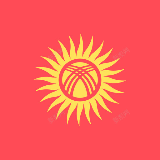 吉尔吉斯斯坦国际旗帜4广场图标svg_新图网 https://ixintu.com 吉尔吉斯斯坦 国际旗帜4 广场