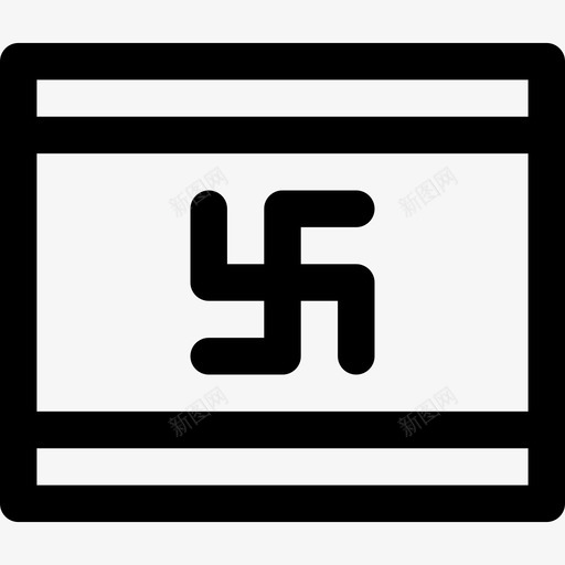 耆那教宗教16直系图标svg_新图网 https://ixintu.com 宗教16 直系 耆那教