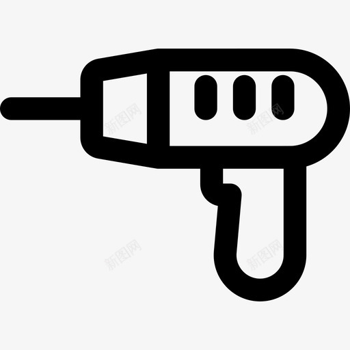钻工结构11直线图标svg_新图网 https://ixintu.com 直线 结构11 钻工