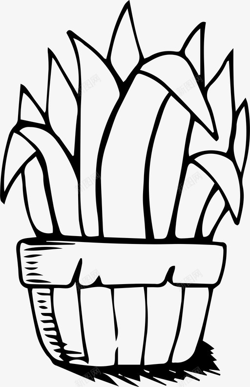 家里的植物树枝花图标svg_新图网 https://ixintu.com 室内花 家里的植物 家里花 树枝 花 花盆