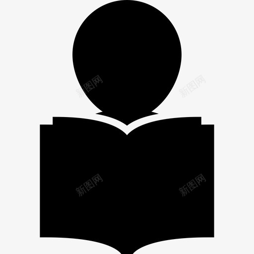 阅读象征着学生阅读教育经院哲学图标svg_新图网 https://ixintu.com 教育 经院哲学 阅读象征着学生阅读