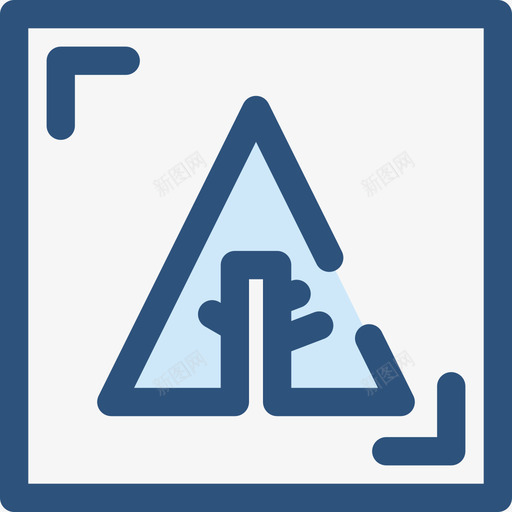 Forrst社交媒体18蓝色图标svg_新图网 https://ixintu.com Forrst 社交媒体18 蓝色