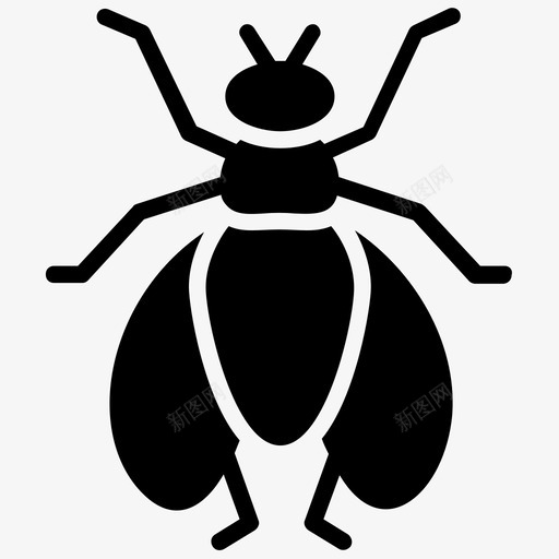 家蝇毛毛虫飞虫图标svg_新图网 https://ixintu.com 害虫 家蝇 昆虫字形图标 毛毛虫 飞虫