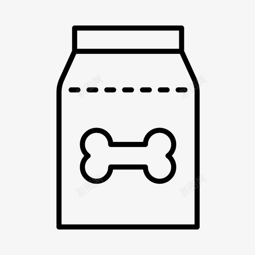 狗粮宠物宠物店图标svg_新图网 https://ixintu.com 兽医 宠物 宠物店 狗粮