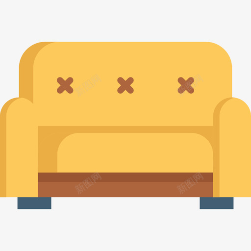 沙发家庭7公寓图标svg_新图网 https://ixintu.com 公寓 家庭7 沙发