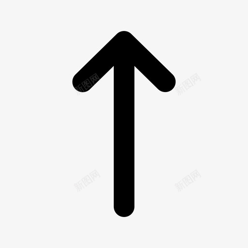 方向箭头顶部图标svg_新图网 https://ixintu.com 向上 方向 简单箭头 箭头 顶部