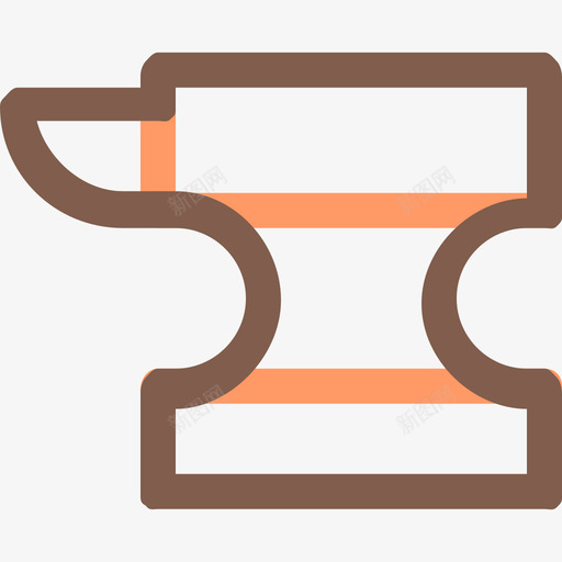 铁砧工具颜色图标svg_新图网 https://ixintu.com 工具 铁砧 颜色