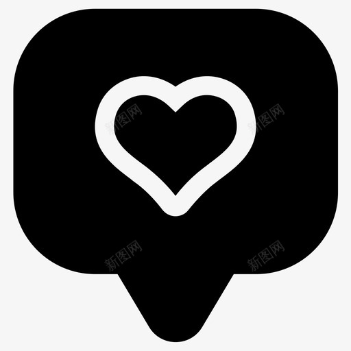 心在爱里喜欢图标svg_新图网 https://ixintu.com 喜欢 在爱里 心 爱留言 留言聊天评论泡泡说话说话说话说话
