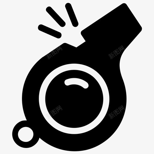 哨声警报哨帝国哨声图标svg_新图网 https://ixintu.com 体育哨声 哨声 帝国哨声 裁判哨 警报哨 足球和足球符号图标