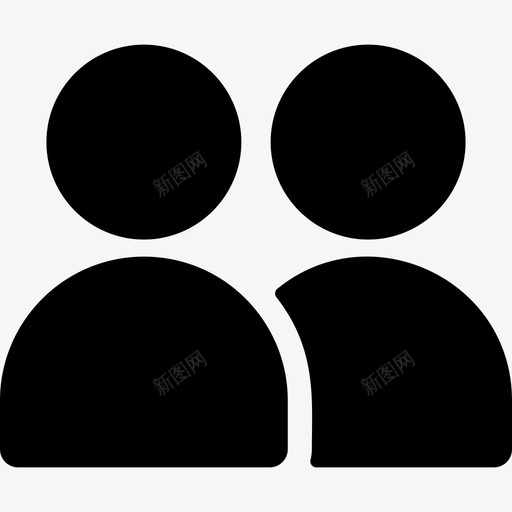 两个人9个人满了图标svg_新图网 https://ixintu.com 9个人 两个人 满了