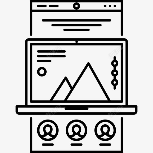 登陆,页面svg_新图网 https://ixintu.com 登陆,页面 线性 精美 方正