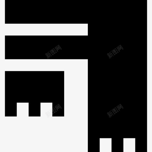 围巾秋季3填充图标svg_新图网 https://ixintu.com 围巾 填充 秋季3
