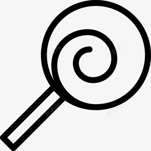 棒棒糖糖果万圣节图标svg_新图网 https://ixintu.com 万圣节 棒棒糖 甜心 糖果