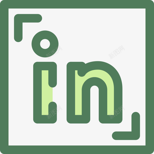 Linkedin社交媒体19verde图标svg_新图网 https://ixintu.com Linkedin verde 社交媒体19