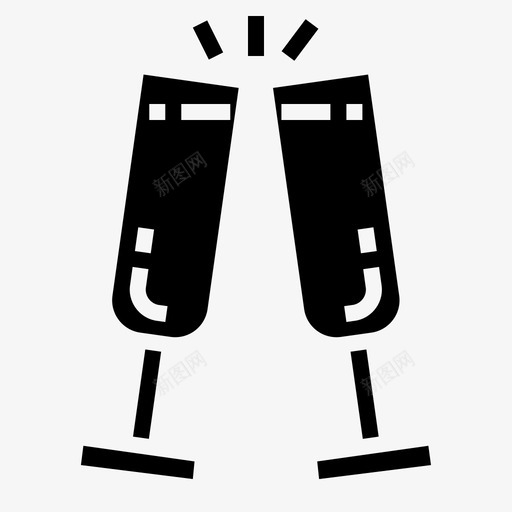 干杯酒精啤酒图标svg_新图网 https://ixintu.com 啤酒 干杯 酒吧固体 酒精 饮料