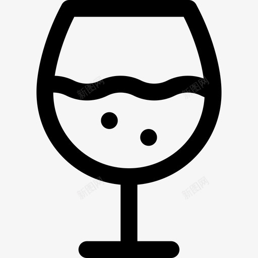 酒杯生日4直线型图标svg_新图网 https://ixintu.com 生日4 直线型 酒杯