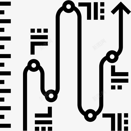 折线图业务20直线图标svg_新图网 https://ixintu.com 业务20 折线图 直线