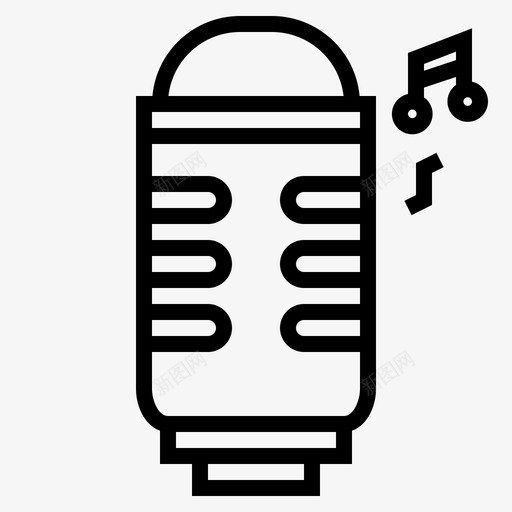 麦克风音乐歌手图标svg_新图网 https://ixintu.com 技术 歌手 酒吧 酒吧驻唱 音乐 麦克风
