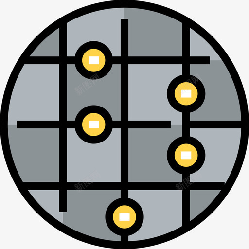 人际网络团队合作和组织2线性色彩图标svg_新图网 https://ixintu.com 人际网络 团队合作和组织2 线性色彩
