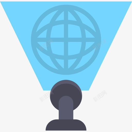 全息图未来技术6平面图图标svg_新图网 https://ixintu.com 全息图 平面图 未来技术6