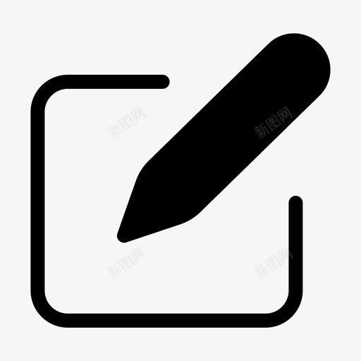 编辑撰写图标svg_新图网 https://ixintu.com 撰写 编辑