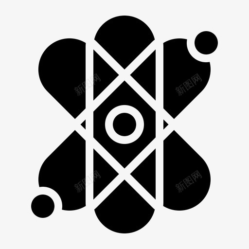 科学原子教育图标svg_新图网 https://ixintu.com 原子 教育 教育实体集 电子 科学